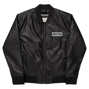 Leather Bomber Jacket