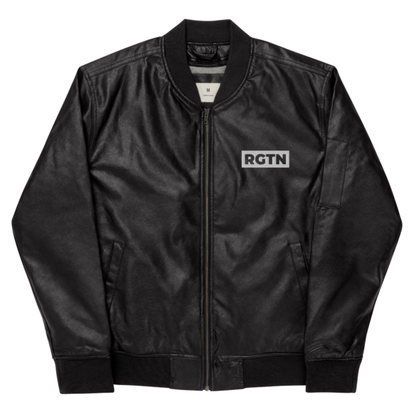 Leather Bomber Jacket