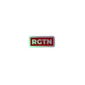 RGTN Red Holographic Stickers