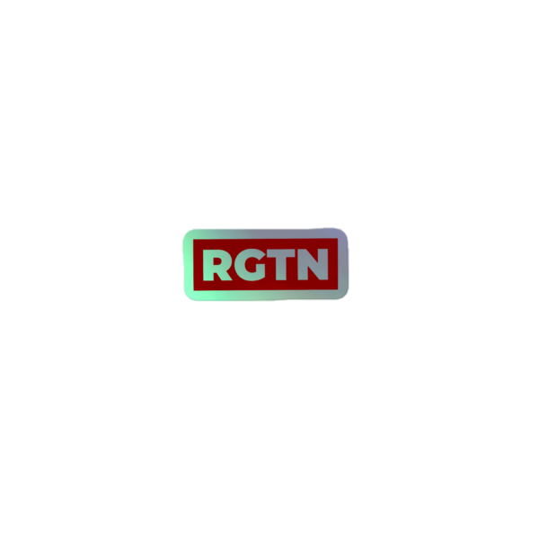 RGTN Red Holographic Stickers