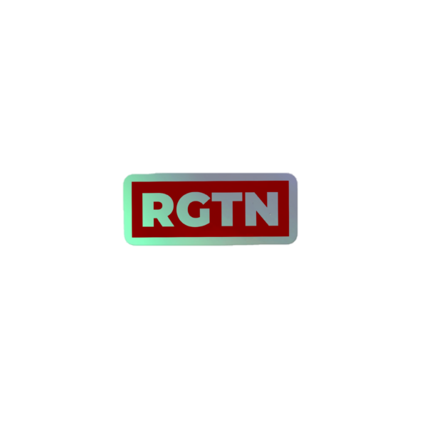 RGTN Red Holographic Stickers - Image 2