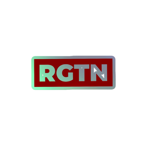 RGTN Red Holographic Stickers - Image 3